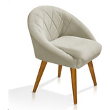 Poltrona Decorativa Para Salão De Beleza Recepção Manicure
