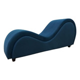 Poltrona Divã Tântrica Massagem Recamier Long Chaise Azul
