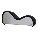 Poltrona Divã Tântrica Massagem Recamier Long Chaise Preta B