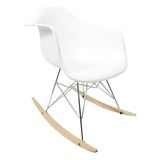 Poltrona Eames Arm Pp Balanço Branco