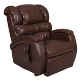 Poltrona Imperial Motorizada Gravidade Zero Com Massageador Cor Marrom 850