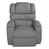 Poltrona Imperial Zero Wall Com Massageador Alta Qualidade Cor Cinza 312