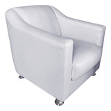 Poltrona Infantil Tillinha Suede Branco Majú Interiores
