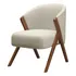 Poltrona Luxuosa Ibiza Conforto Tecido Boucle Sala Recepção