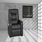 Poltrona Matrix Reclinável Azera Preto Corino