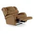 Poltrona Papai Recli  Kalie Touch Massagem Fh9 Pu Caramelo