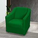 Poltrona Para Sala Decorativa Cadeira Reforçada Para Recepção Consultório Escritório Pé Cromado Clique E Decore Verde 