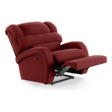 Poltrona Reclina Kalie Power Elétrica Massagem Vld Vermelho