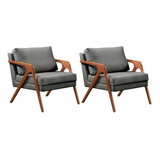 Poltronas Decorativas Mona Linho