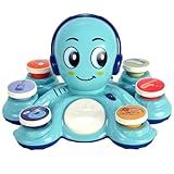 Polvo Musical Com Som E Luz Azul Brinquedo Educativo Interativo Bebê