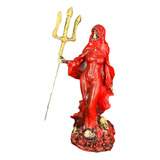 Pomba Gira Caveira Tridente V Umbanda Candomblé Cor Vermelho Studio Orion