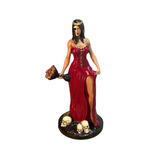 Pomba Gira Rosa Caveira v r Imagem Umbanda Candomble Cor Vermelho