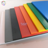 Pomoção 2x Placa Ps Poliestireno Colorida 1mm X 50cm X 50cm