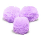 Pompom Pelúcia 40mm   Cores Diversas   Com 50 Unidades