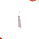 Pompom Tassel Com Tulipa 90mm 50 Unidades Franja De Seda