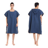 Poncho Adulto Microfibra Poncho De Banho Feminino Com Capu