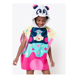 Poncho Atoalhado Menina Infantil Multibichos Divertido Puket
