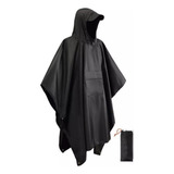 Poncho Chuva Com Capuz Capa Chuva Impermeável Poncho Militar