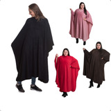 Poncho Em Fleece Quentinho Masculino E Feminino