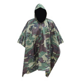Poncho Emborrachado Impermeável Eb Capa Chuva Camuflado