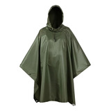 Poncho Emborrachado Impermeável Eb Capa Chuva Militar Verde