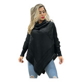 Poncho Feminino De Bico