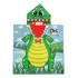 Poncho Infantil Toalha Capuz Roupao Jacare Verde