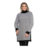 Poncho Plus Size Xadrez