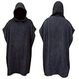 Poncho Roupão Surf Praia Tecido Atoalhado Algodão C Capuz Redushaper G 