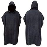 Poncho Roupão Surf Praia Tecido Atoalhado Algodão C Capuz Redushaper P 