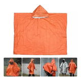 Poncho Térmico De Emergência Reutilizável Sobrevivência