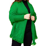 Poncho Tricot Plus Size