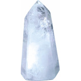Ponta De Cristal Pedra Quartzo Natural Polida Harmonia E Paz