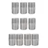Ponta De Rosca 3 4 Bsp X 40mm Inox 304  kit Com 10 Pçs 