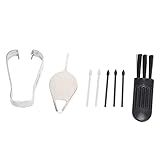 Pontas De Caneta Stylus 4 Conjuntos De Pontas De Caneta Para Tablet Caligrafia Recargas De Substituição De Caneta Ponta Com Pinça De Remoção Conjunto De Ferramentas Para Tablet Preto Cinza 