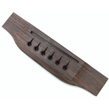 Ponte Cavalete Madeira Para Violão Aço Rosewood