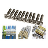 Ponte Conectora Fixa Borne Sak 2 5mm C 10 Terminais 5un
