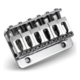 Ponte Fixa Para Guitarra Cromada P1 6 Cordas Qualidade