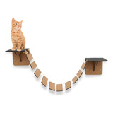 Ponte Playground Para Gato Prateleira Em Mdf Antiderrapante