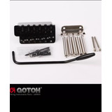 Ponte Tremolo 6 Gotoh Ge101t Preta Guitarra Strato Fender
