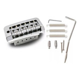 Ponte Tremolo Com Pivo Guitarra Stratocaster Cromada Bt01 Cr