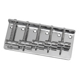 Ponte Vintage Cromada Para Contra Baixo Jazz Bass 5 Cordas