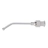 Ponteira Aço Inox Cânula Agulha Tratar Filhotes Pássaros Seringa 2 0mm Canário Curió Coleiro Trinca Ferro Agapornis Periquito Alimentação Manual Papinha