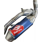 Ponteira Bhp Belparts Crf 250f Curva Grossa Bomber Inox