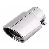 Ponteira De Escapamento Universal Em Aço Inox- 3 Polegadas- Formato Oval