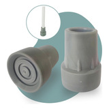 Ponteira De Reposição 19mm Cinza Para Muleta E Bengala
