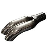 Ponteira Dupla Cromada Chevette 1 7 8 Polegadas Universal