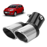 Ponteira Dupla Escapamento Esportivo Fiat Palio 2012 Diante