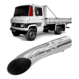 Ponteira Escapamento Caminhão Cromada 2 Polegada Curva 27cm