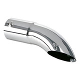 Ponteira Escapamento Caminhão Cromada 3 Polegada Curva 29cm